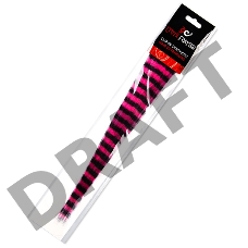 Цветные Clip-In локоны Черно-розовая зебра