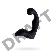 Стимулятор простаты Erotist Fifth, cиликон, черный, 14,1 см