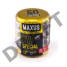 Презервативы MAXUS Точечно-ребристые в железном кейсе № 15