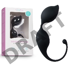 Черные вагинальные шарики Jiggle Mouse