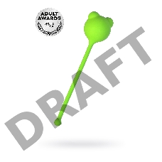 Вагинальный шарик A-Toys by TOYFA Tigo, силикон, зеленый, 12,4 см Ø 2,7 см