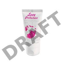 Лубрикант на водной основе с ароматом малины Love Protection Raspberry - 50 мл.