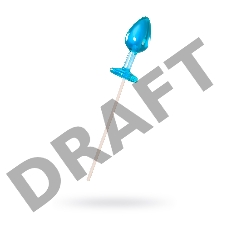 Леденец Sosuчki, «Анальная втулка малая  Blue Curacao», голубой 29гр.