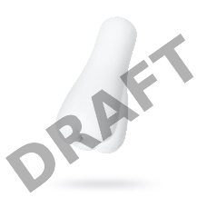 Мастурбатор нереалистичный, ORB Durance, MensMax, TPE, белый, 15 см