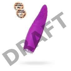 Клиторальный стимулятор с ресничками JOS ALICIA, силикон, фиолетовый, 15,5 см