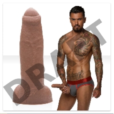 Реалистичный фаллоимитатор Fleshjack Boys - Boomer Banks - 22,8 см.