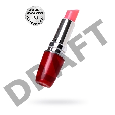 Вибромассажер A-Toys by TOYFA Lipstick, ABS пластик, красный, 9 см