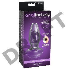 Анальный плаг с туннелем большого размера прозрачный Anal Fantasy Elite Large Anal Gaper