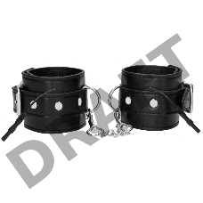 Черные наручники с электростимуляцией Electro Handcuffs