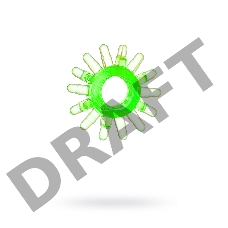 Эрекционное кольцо TOYFA, TPE, зеленый