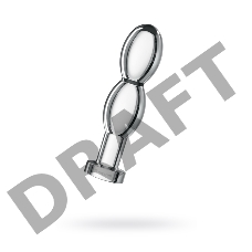 Фаллоимитатор Mystim O(h!)-thello, электростимуляция, хирургическая сталь, серебряный, 14 см