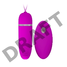 Лиловая вибропуля Deirdre с пультом ДУ