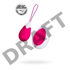 Виброяйцо ToyFa A-toys Eggo с пультом ДУ, силикон, розовый, 6 см