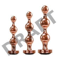 Gender X GOLD DIGGER SET Набор золотых анальных стимуляторов-елочек