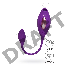 Вакуумный стимулятор клитора JOS Ginny, силикон, фиолетовый, 31 см