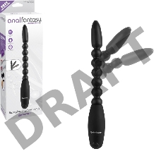 Анальный вибростимулятор с гибким хребтом Flexa-Pleaser Power Beads