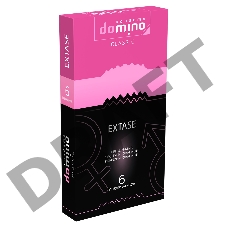 Презервативы с точками и рёбрышками DOMINO Classic Extase - 6 шт.