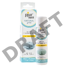 Нейтральный лубрикант на водной основе pjur MED Natural glide - 100 мл.