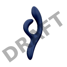 Темно-синий вибратор-кролик We-Vibe Nova 2 - 20,5 см.