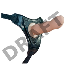 Женский страпон Erokay телесного цвета - 14 см.