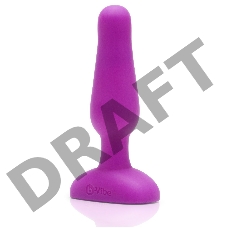 Анальная вибропробка NOVICE REMOTE CONTROL PLUG FUCHSIA - 10,2 см.