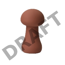 Перезаряжаемый Вибратор CNT Mushroom Brown CNT-430030O