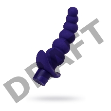 Анальный вибратор ToDo by Toyfa Dandy, влагостойкий, силикон, фиолетовый, 13,5 см, Ø 3,2 см