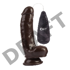 Вибратор CNT 6.9'' Stud Realistic Dildo Brown CNT-180094D