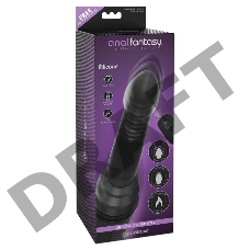 Автоматический вибромассажер с функцией поступательных движений и нагрева серии Elite Anal Fantasy Elite Collection Vibrating Ass Thruster