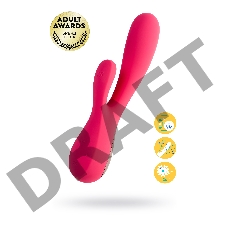 Нереалистичный вибратор Satisfyer Mono Flex, силикон, красный, 20,4 см.