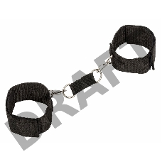 Черные наручники Bondage Collection Wrist Cuffs