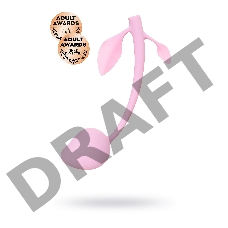 Вагинальные шарики JOS BERRY, силикон, розовый, 15,5 см