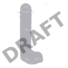 Фаллоимитатор прозрачный с мошонкой 8in REALISTIC RIBBED GLASS DILDO