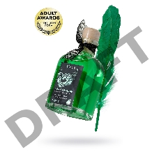 Комплект для сладких игр Orgie Lips (массажное масло для поцелуев, перо), яблоко, 100 мл