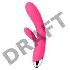 Вибратор с клиторальным стимулятором Svakom Angel, силикон, розовый, 19,1 см