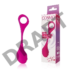 Ярко-розовый вагинальный шарик Cosmo