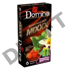 Ароматизированные презервативы DOMINO Ароматный микс - 6 шт.