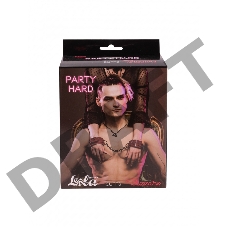 Красно-черные наручники Bizzare