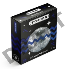 Гладкие презервативы Torex Party Классические - 3 шт.