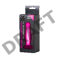 Анальная втулка Штучки-дрючки светящаяся в темноте, силикон, прозрачная