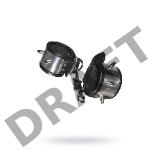 Серебристо-черные наручники с шипами и металлическим блеском