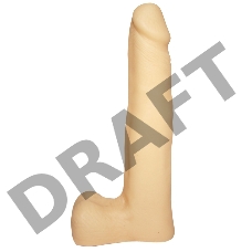 Фаллоимитатор пустотелый телесный