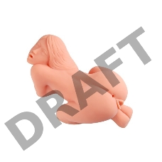 SARAH, мастурбатор с вибрацией мини кукла ротик+вагина+анус 