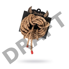 Веревка профи-джут Shibari Pecado BDSM, 8мм, длина 5м