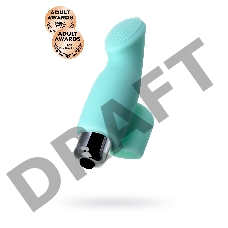 Вибронасадка на палец для клиторальной стимуляции JOS BLISS, силикон, голубая, 9 см