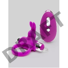 Лиловое виброкольцо с пультом ДУ Remote Control Cock Ring