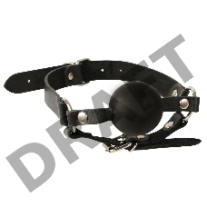 Кляп Sitabella, кожа, черный