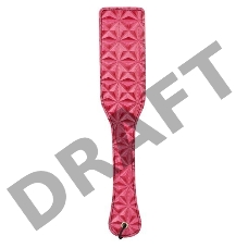 Розовый пэддл с геометрическим рисунком - 32 см.