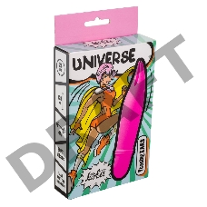 Розовый мини-вибратор Universe Teasing Ears - 12,5 см.