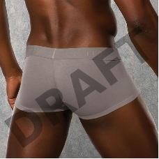 Серые боксеры DOREANSE укороченные полупрозрачные S